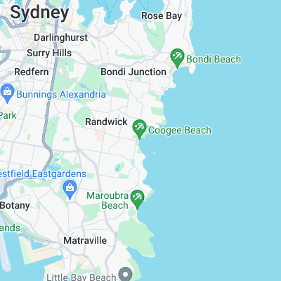 Coogee surf map