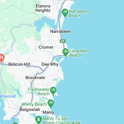 Dee why surf map